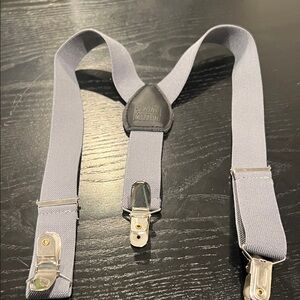 Gray Adjustable Suspenders for kids